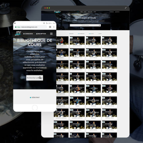 realisation-ecole-du-groove-bibliotheque-de-cours